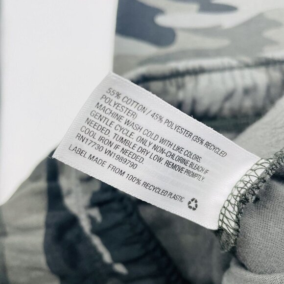 Wild Fable Womens Small High-Rise Fleece Sweatpants Pull On Green Camo $22 184 - Picture 6 of 7
